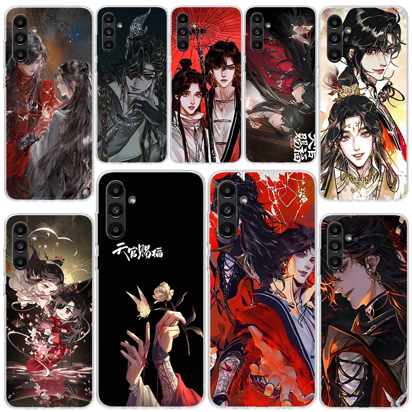 Небесный Официальный чехол с благословением для Samsung Galaxy A14 A15 A13 A12 A54 A55 A53 A52 A34 A35 A33