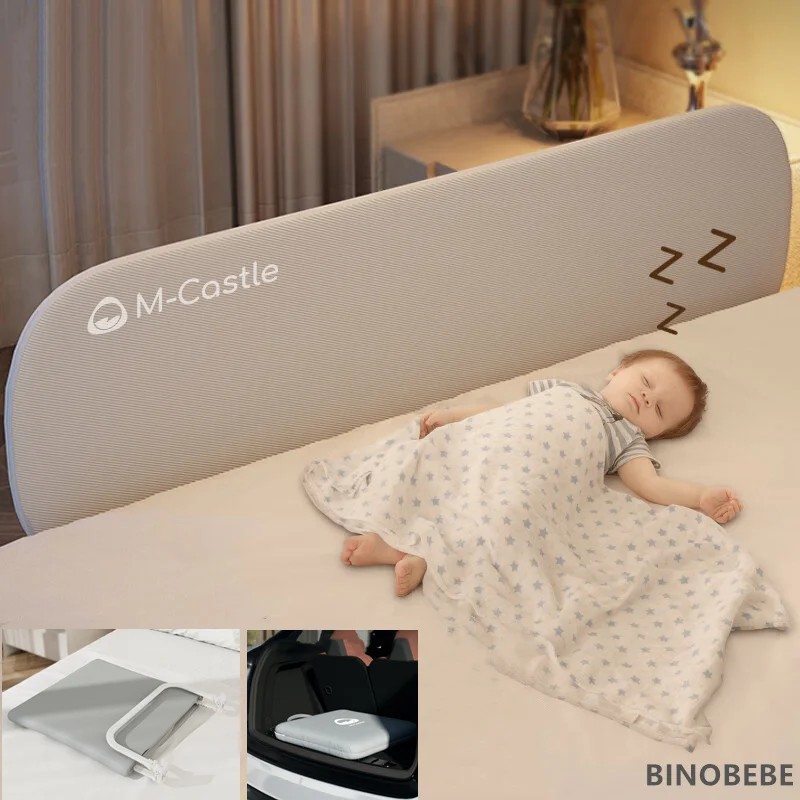 Baby Bed Rail Newborn Bed Barrier Fence Bumper Anti-collision Guardrail Adjustable Safety Children's Fence Sleep Protector