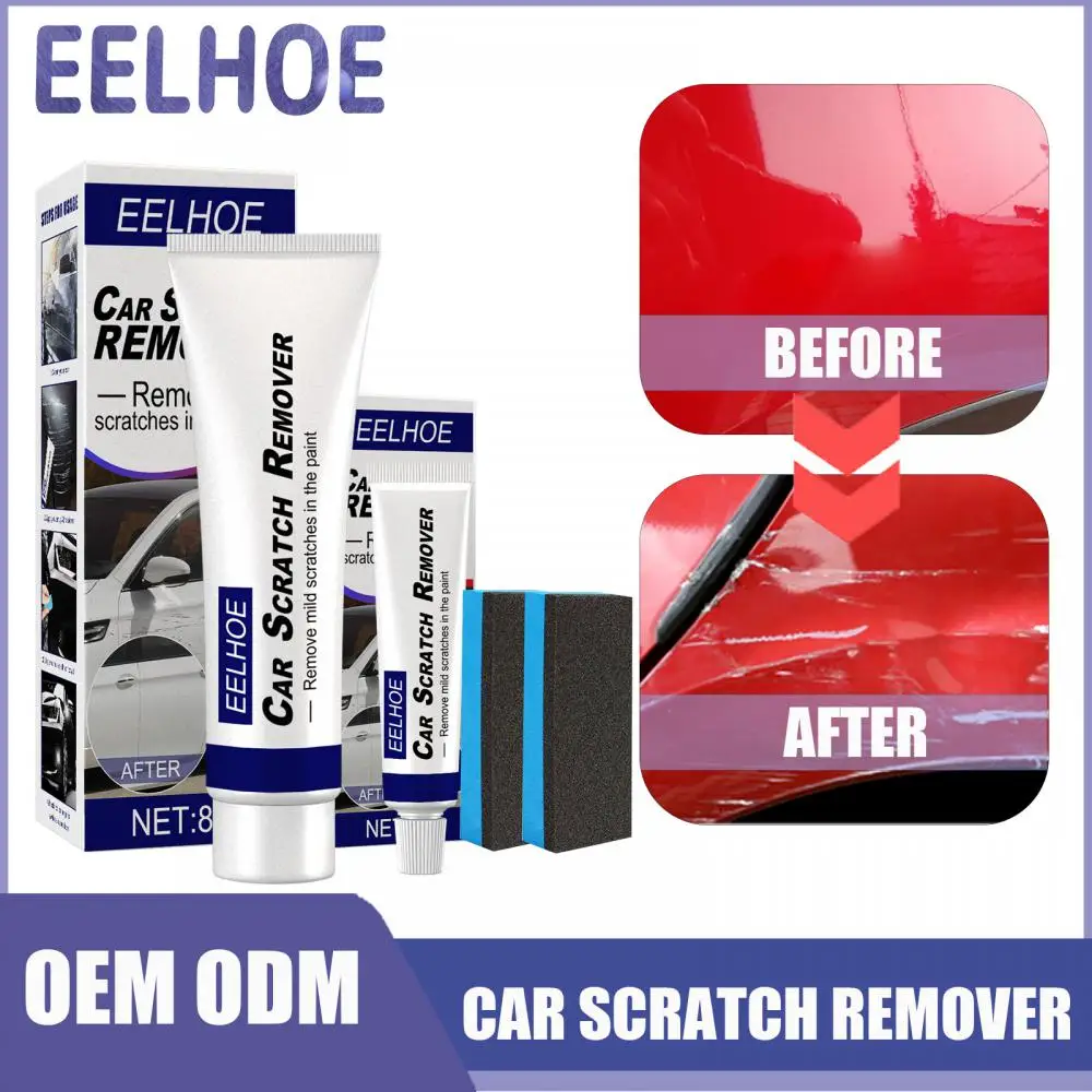 20/80g Car Scratch Remover Car Styling Wax Scratch Repair Polishing Kit Anti Scratch Cream Car Cleaning Kit Polish Tool Car Wash