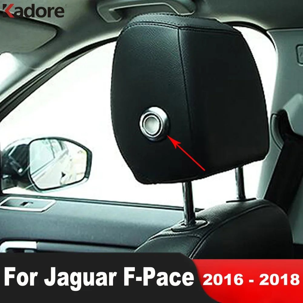 Для Jaguar F-PACE 2016 2017 2018 матовая подушка для подголовника автомобильного сиденья