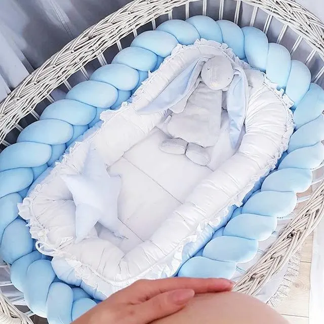 1-3M Baby cradles,full baby bed protector,Braided bed,baby room decoration