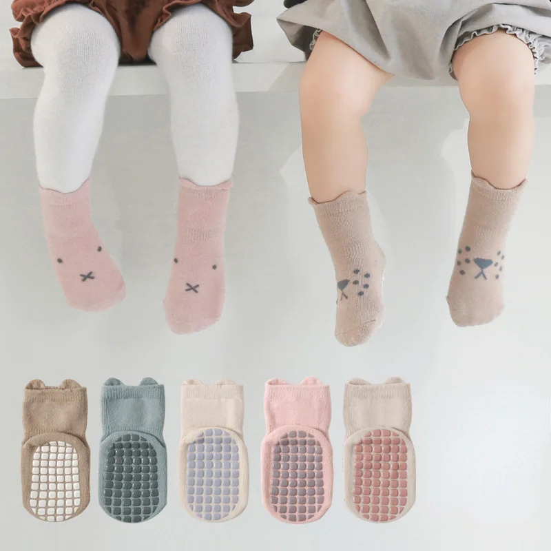 aliexpress.com - Baby Cotton Socks Shoes Non-slip Infant Walk Socks Shoes Floor Casual Toddler Anti-slip Sock  Boys Girls Walker Socks