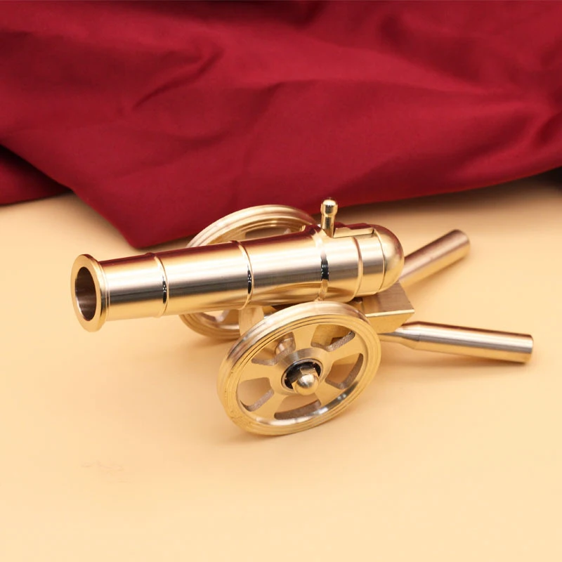 

Solid Brass Cannon Military Model Military Souvenir Decompression Toy Gift Ornament Home Office Decoration Handicraft Gift