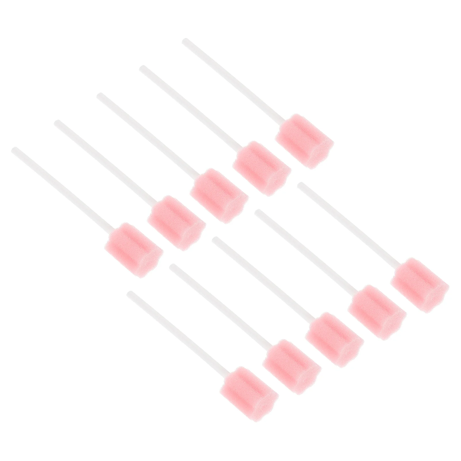 

10 Pcs Disposable Sponge Stick Convenient Oral Swabs Portable Mouth Care Household Cotton Cleaning Baby Accessory