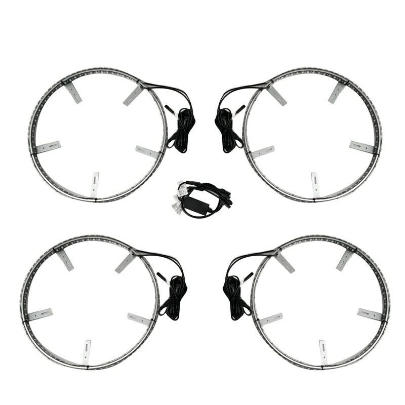 4 шт. 15 5 дюйма светодиодное кольцо для колес