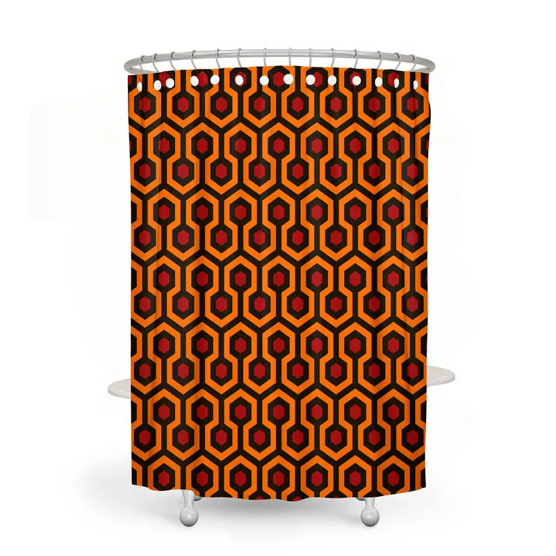 

Redrum Overlook Hotel Carpet The Shining Room 237 Shower Curtain Set with Grommets and Hooks for Bathroom Decor