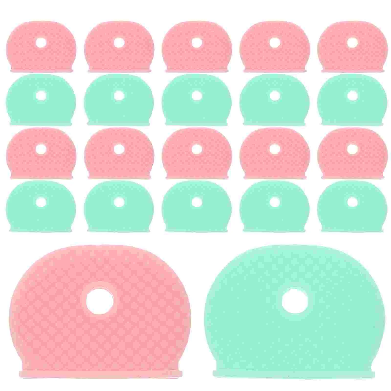 

48 Pcs Silicone Key Cover Colorful Decor Keys Small Caps Decors Silica Gel Practical Covers Sleeves