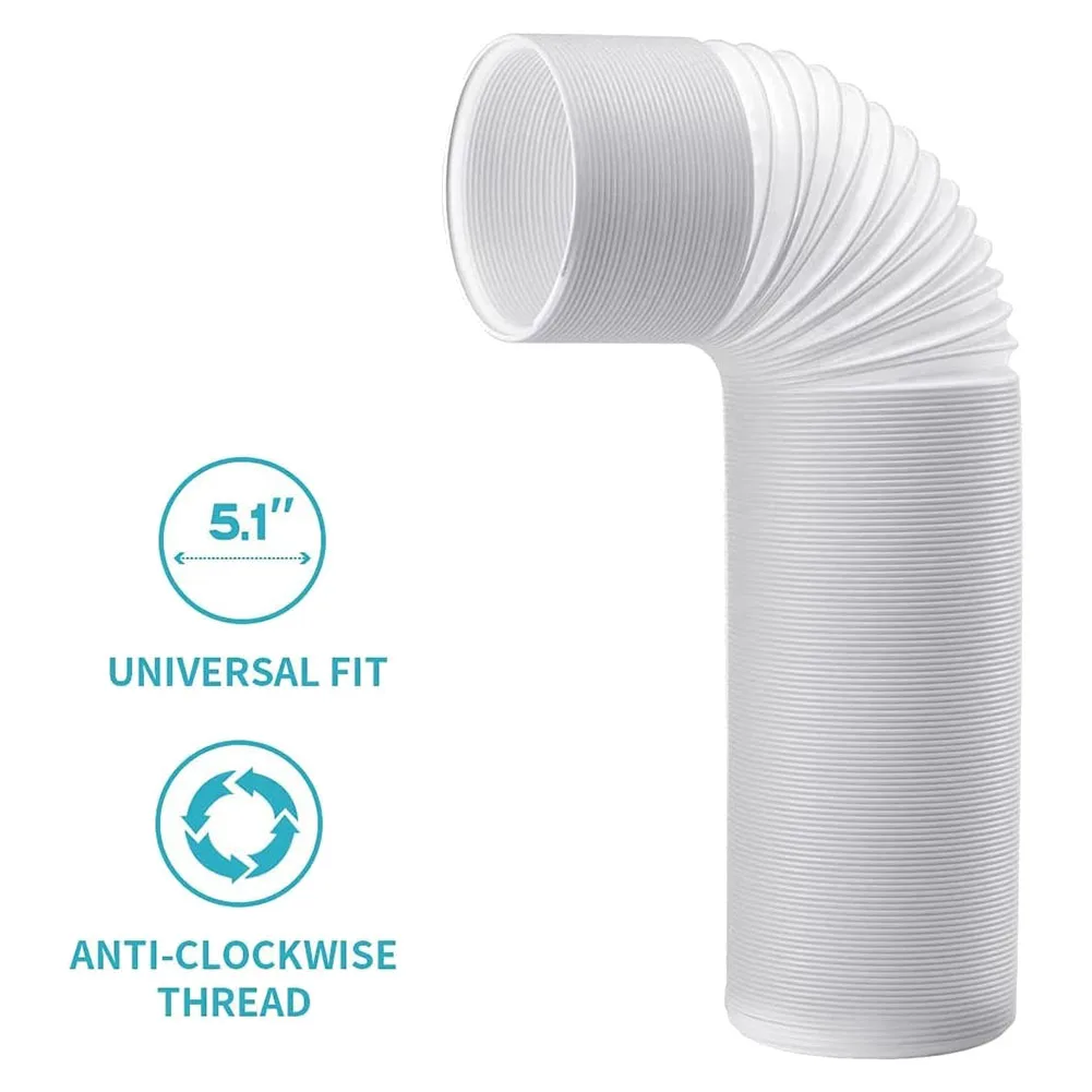 

Вытяжной шланг 130 мм, вытяжной шланг для кондиционера, шланг из ПВХ, труба для кондиционера, выдвижной вытяжной шланг 2 м