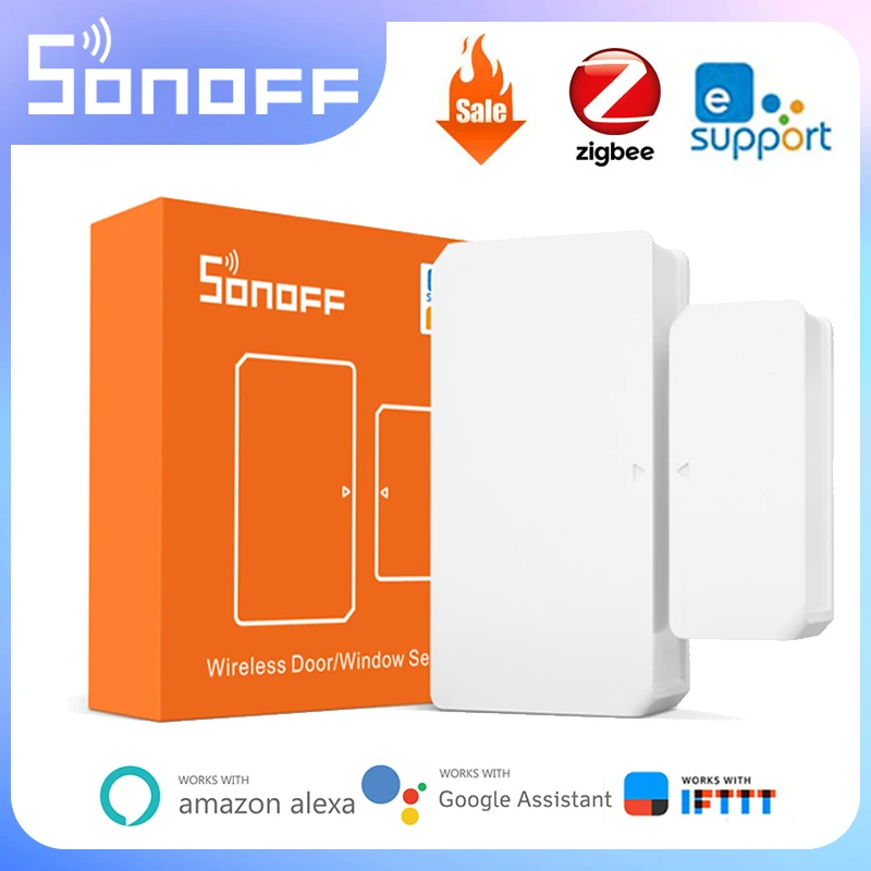 Беспроводной датчик SONOFF SNZB-04 ZigBee для двери и окна детектор ВКЛ./ВЫКЛ. оповещение