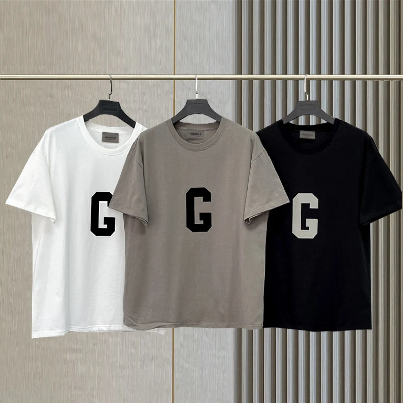 

Футболка Мужская/женская оверсайз, тенниска из флока с коротким рукавом, в стиле хип-хоп, уличная одежда, свободного кроя