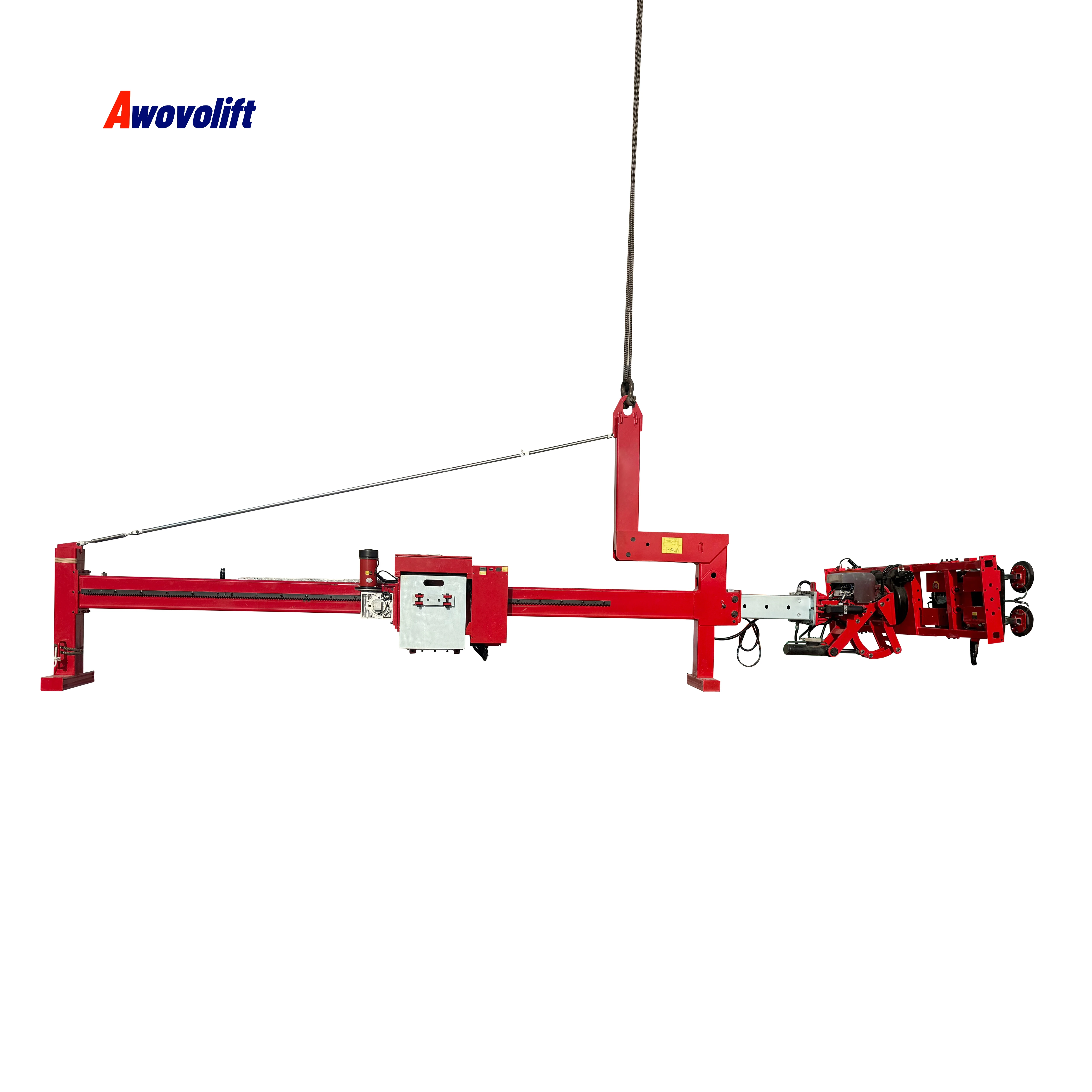 Фото Вакуумный подъемник Awovolift для стекла с противовесом, для подъема и вращения изогнутого и плоского стекла, 2-5 тонн, для установки стекла под карнизом, CE №1