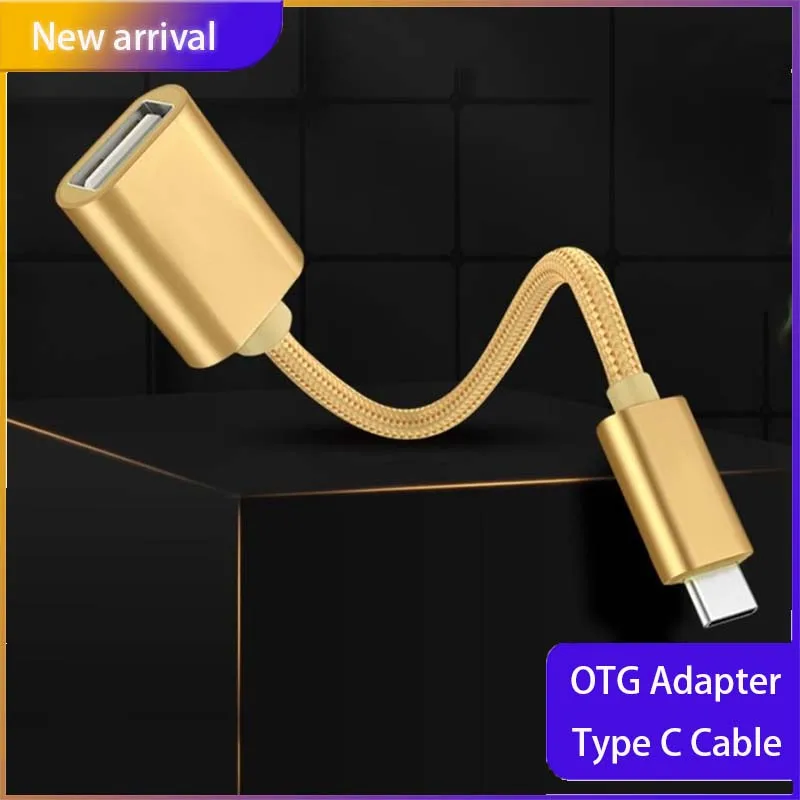

Type C OTG Adapter Cable USB Female To Type C Male Cable For Huawei Honor P40 P50 Pro Lite Mate 30 40 Pro USB-C OTG Converter