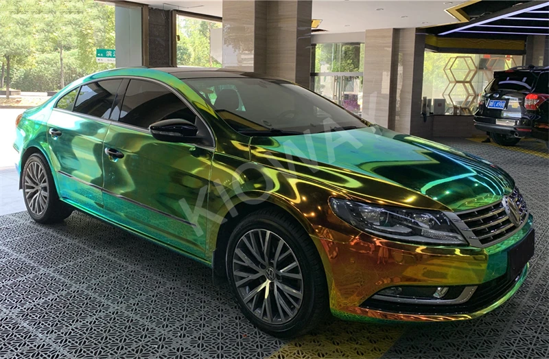 Высококачественная мистическая Хромированная пленка для обертывания Радужная