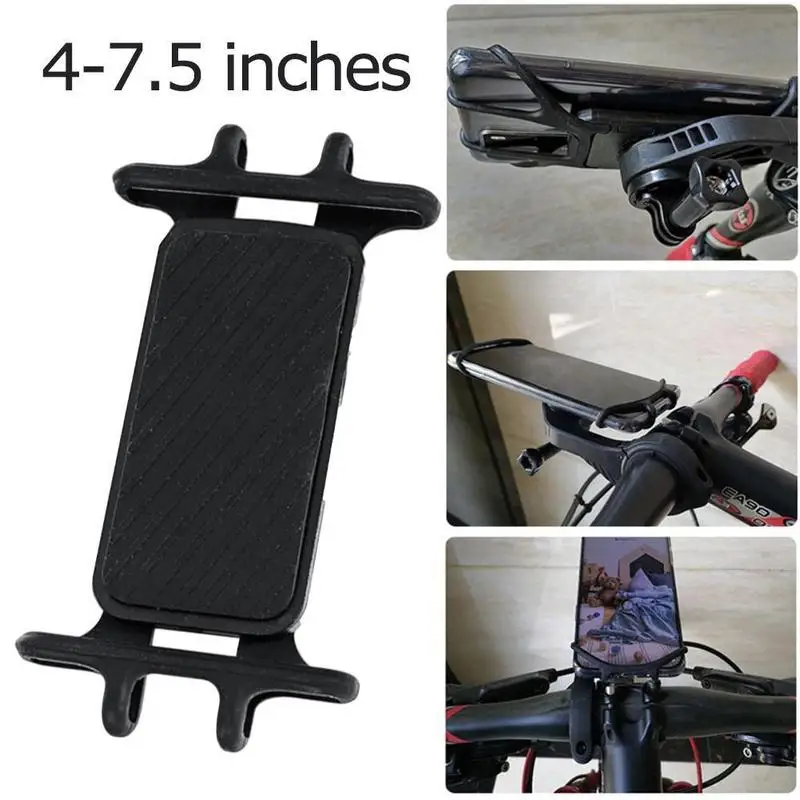 FOR Sram Garmin Bike Phone Holder Bicycle Mobile Holder Mount Bicycle Shockproof Holder Motorcycle Phone Mobile Silicone V4F4