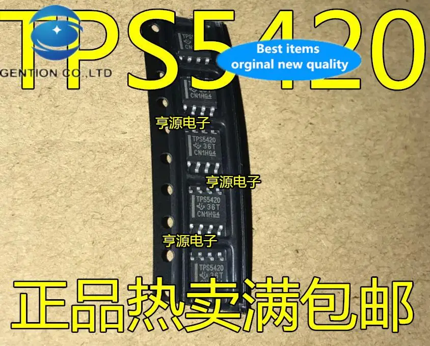 

10pcs 100% orginal new TPS5420 TPS5420DR SOP8 instrument switching regulator IC chip