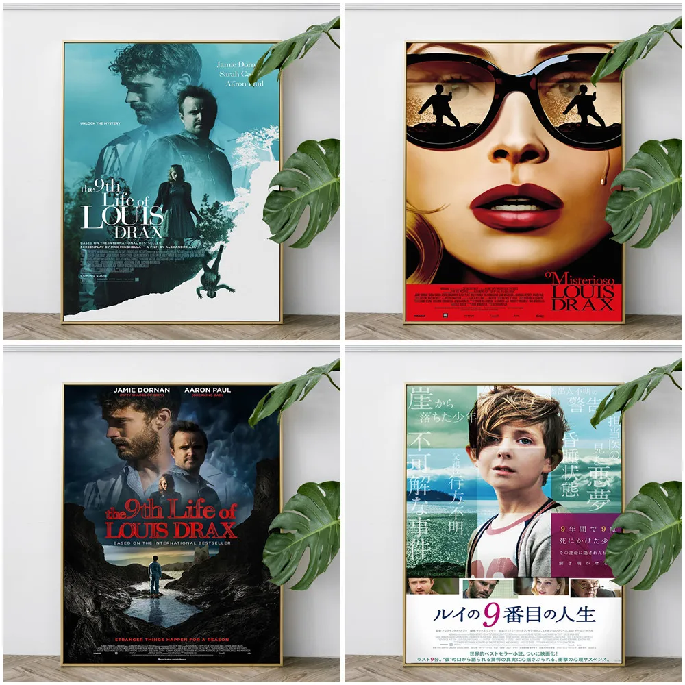 

The 9th Life Of Louis Drax Supernatural Thriller Film Poster Movie Wall Picture Canvas Painting Print Decor