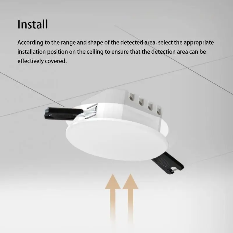

2022 смарт-детектор присутствия человека Tuya ZigBee, датчик обнаружения радаров, микроволновый датчик движения, датчик движения тела, Пассивный и...