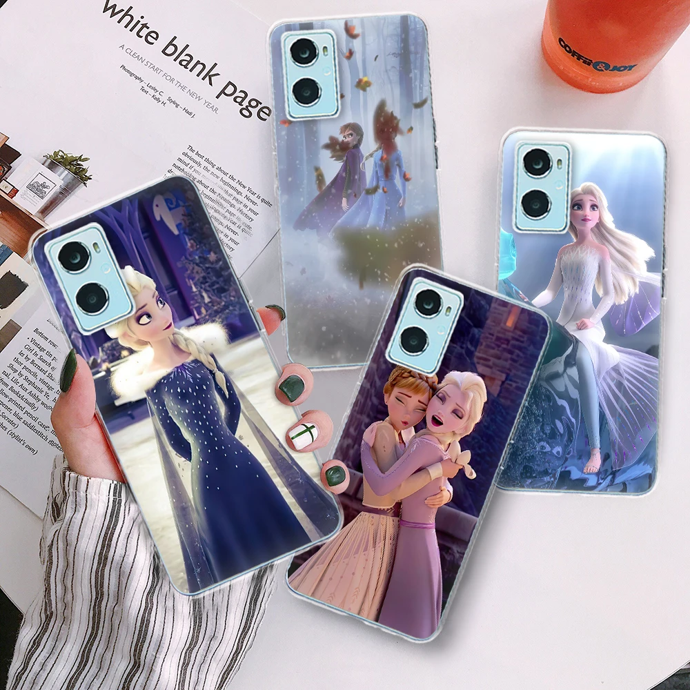

Disney Princess Elsa Frozen phone case For OPPO A 1 3 5 11 15 16 32 35 37 53 54 57 55 59 73 74 F 1 7 83 transparent silicone