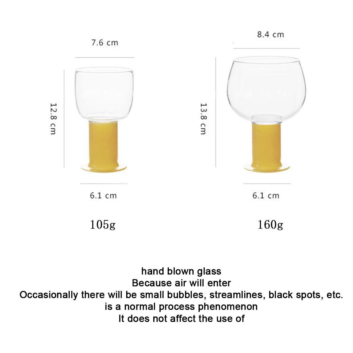 (Логотип может быть выгравирован) Бокалы из цветного стекла 220/400 мл бытовые