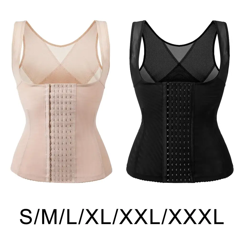 

6 Rows 2 Adjustable Shoulder Straps Vest Waist Trainer Slimming Underwear Slimming Belt Modeling Strap Shapers Body Shaper Vest