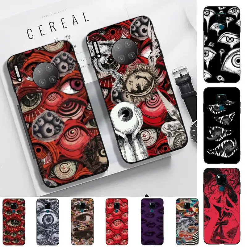 

Scary Face Eyes Phone Case for Huawei Mate 20 10 9 40 30 lite pro X Nova 2 3i 7se cover