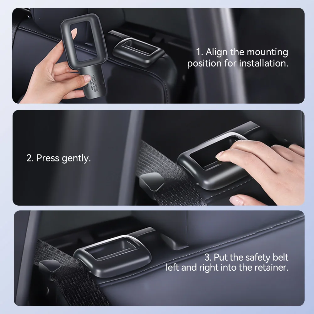 YZ для Tesla 2024 модель Y ограничитель ремня безопасности регулируемые зажимы