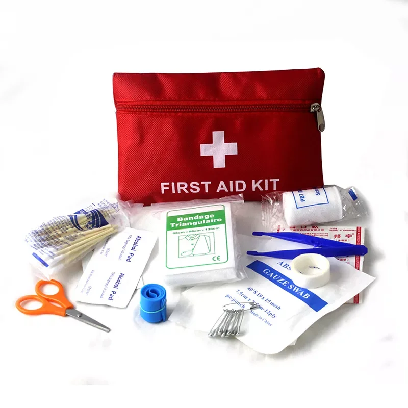 

Types First Aid Emergency Survival Kit Home Travel Storage Bag in Car Outdoor Camping Dressing Wound Care Medical Supplies