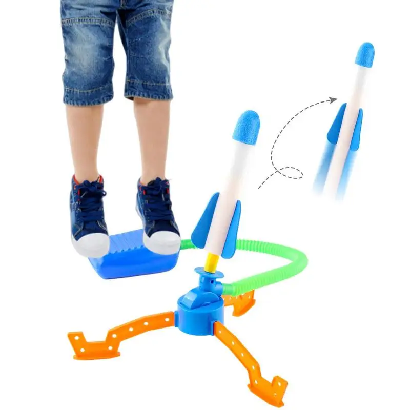 

Blasters Rocket Launcher Children's Outdoor Foot Pedal Launcher Toy Long-Distance Flight Children's Outdoor Toy For Backyard