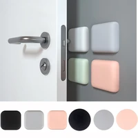 door stopper anti collision handle soft silicone protection pad wall self adhesive door shockproof stopper bumper mute stickers