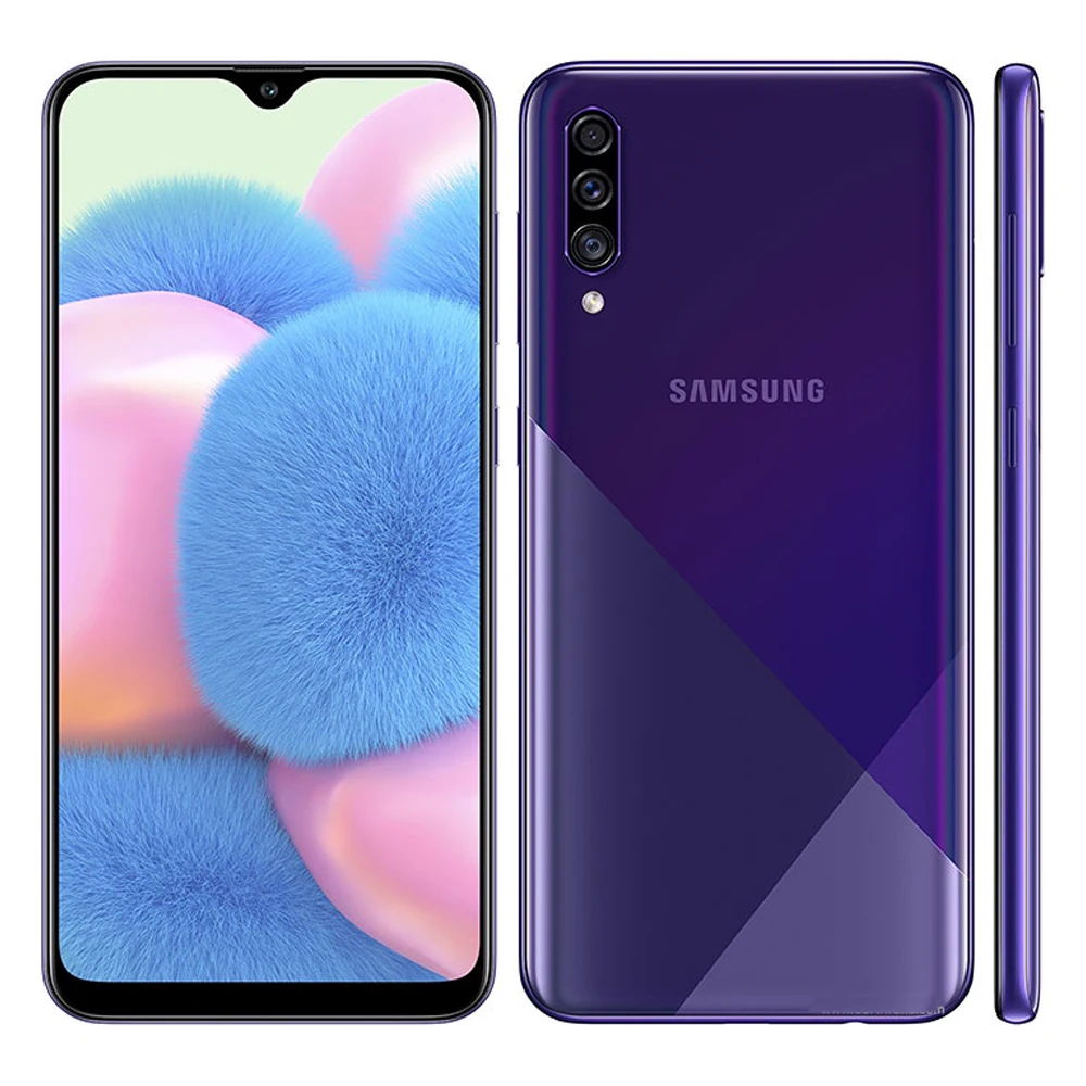 samsung galaxy a30s 4g mobile phone refurbished a307f 6 4 4gb64gb dual sim card lte in screen fingerprint cellphone original free global shipping