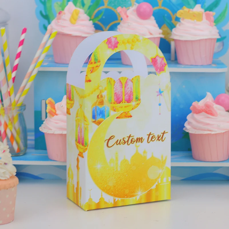 ИД Мубарак персонализированный Подарочный пакет Рамадан кареем мусульманский