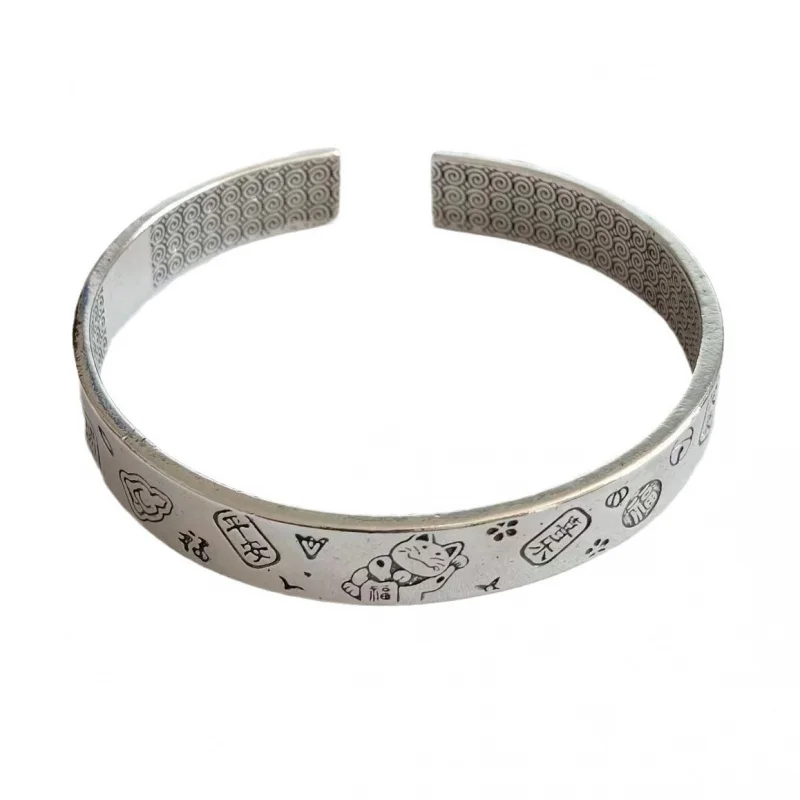 Браслет Ji Yan Cat Peace and Joy с покрытием простой модный индивидуальный открытый