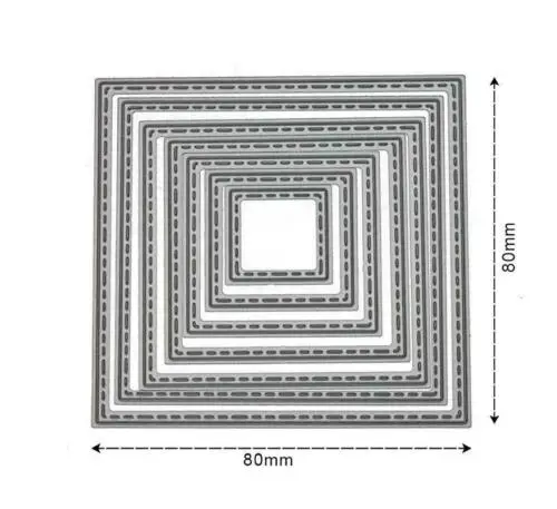 Базовая рамка металлический трафарет для вырезания альбом скрапбукинга