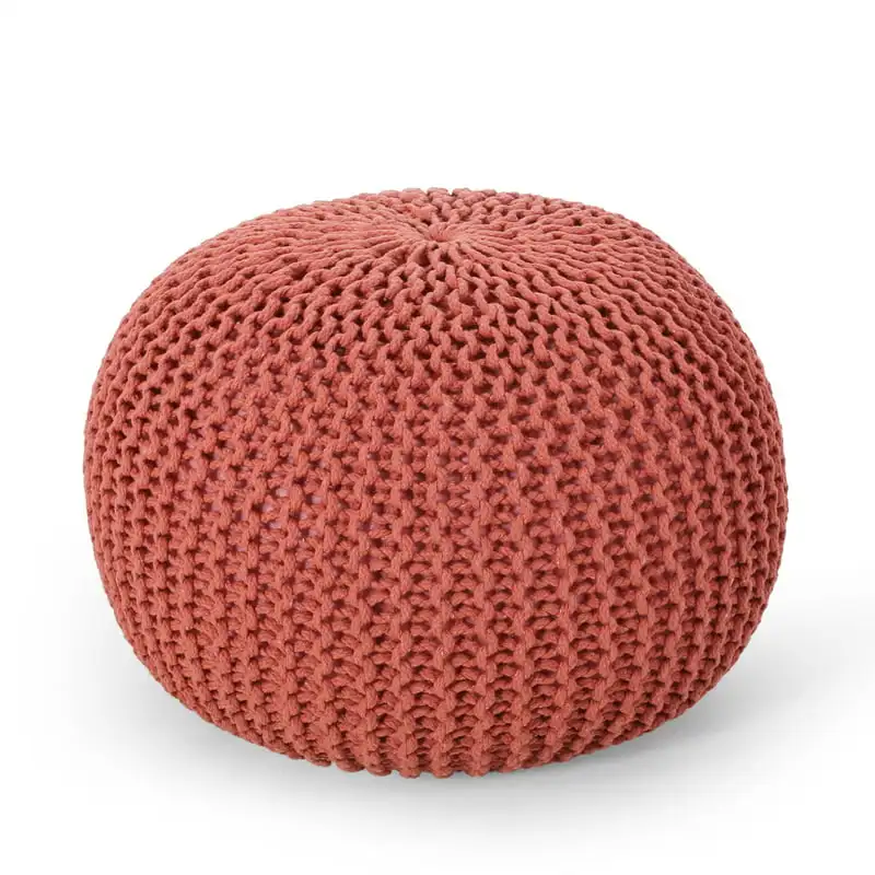 

Plush Fabric Poufs, Red Foot Rest Stool Hallway Ottoman Home Decor Furniture Stool Small Wooden Stools Sofa