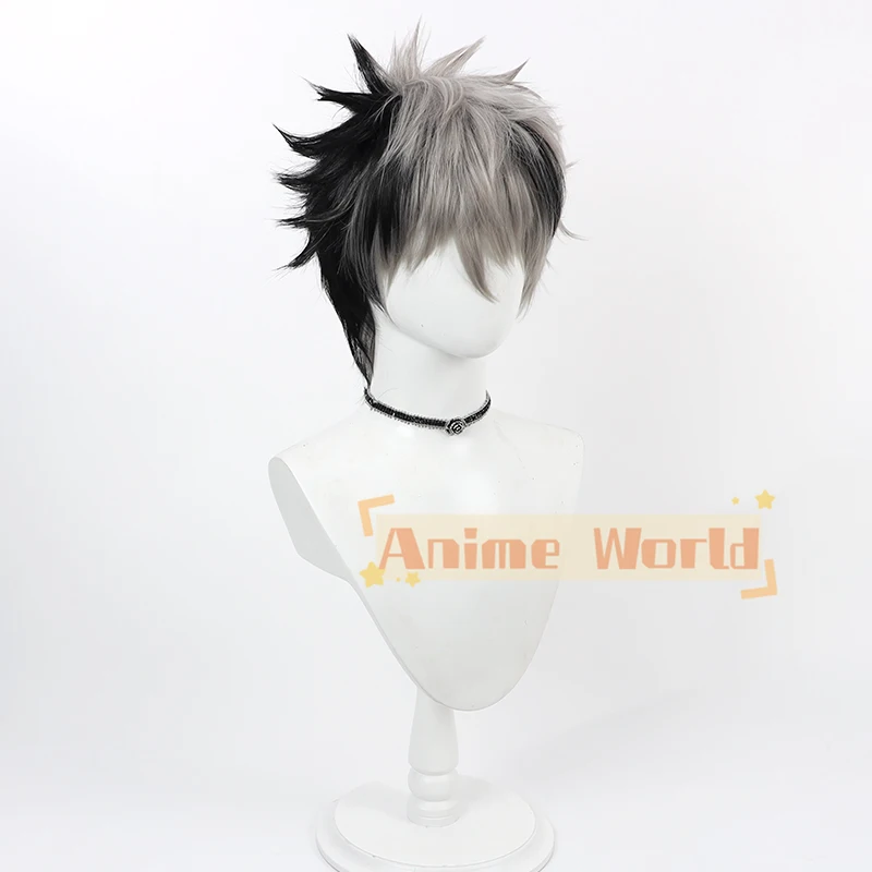 Vtuber Crimzon Ruze Косплей Парик Короткие Синтетические Волосы Термостойкие Хэллоуин