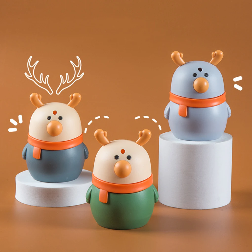 

Cartoon Animal Automatic Toothpick Holder Press Type Dispenser PP Plastic Box Dining Room Desktop Container Household Supplies