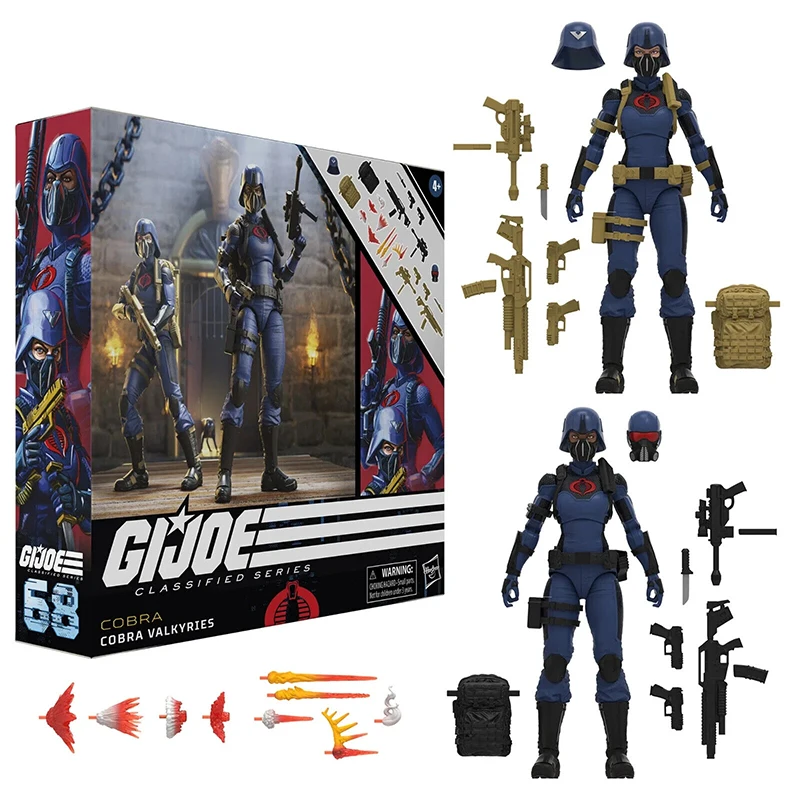 

[В наличии] Hasbro G.I. 2 шт./упаковка, экшн-фигурки кобры, 6 дюймов