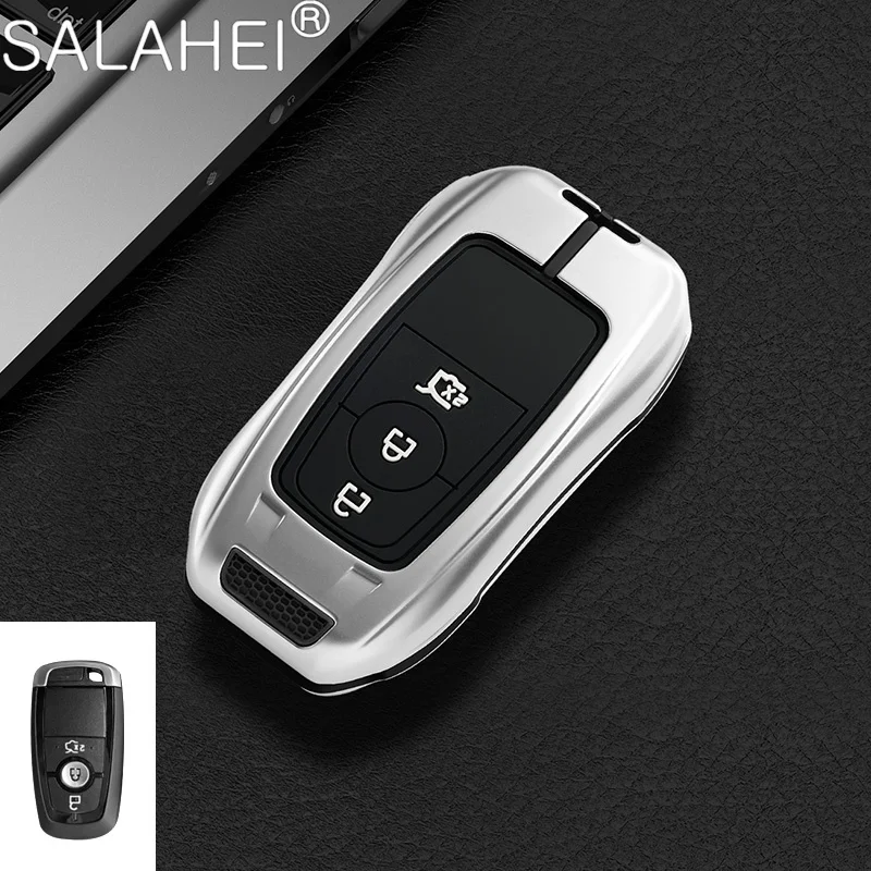 

Sports Car Shape Key Case Cover Remote Holder Keychain For Ford Mustang 2017 Edge 2018 Raptor F250 F150 L69 EcoSport Accessories