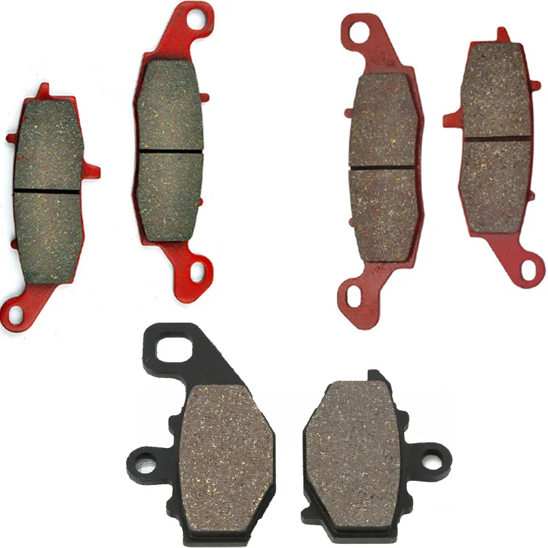 

Motorcycle Brake Pads Front&Rear For Kawasaki ZRX400 ER-6f 06-11 ER-6n KLE650 07-10 Z750 GPZ1100