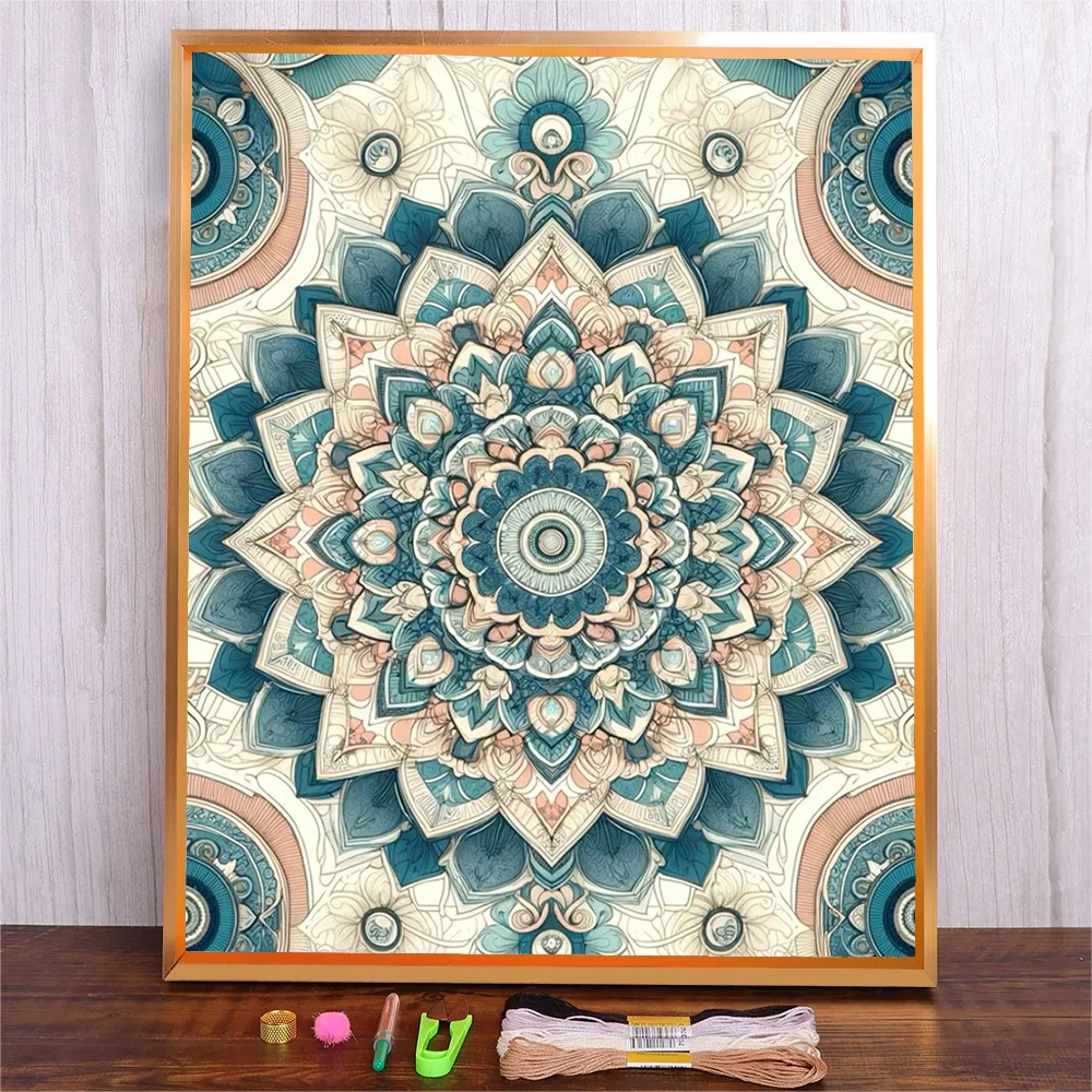 Нитки DMC Diy Аманда Цветочный узор Наборы для вышивки крестом рукоделия Полный