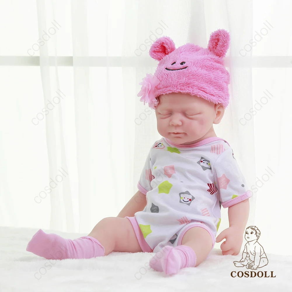 BeBe Reborn Baby doll Неокрашенный 46 см 2 25 кг малыш полный корпус силиконовые куклы