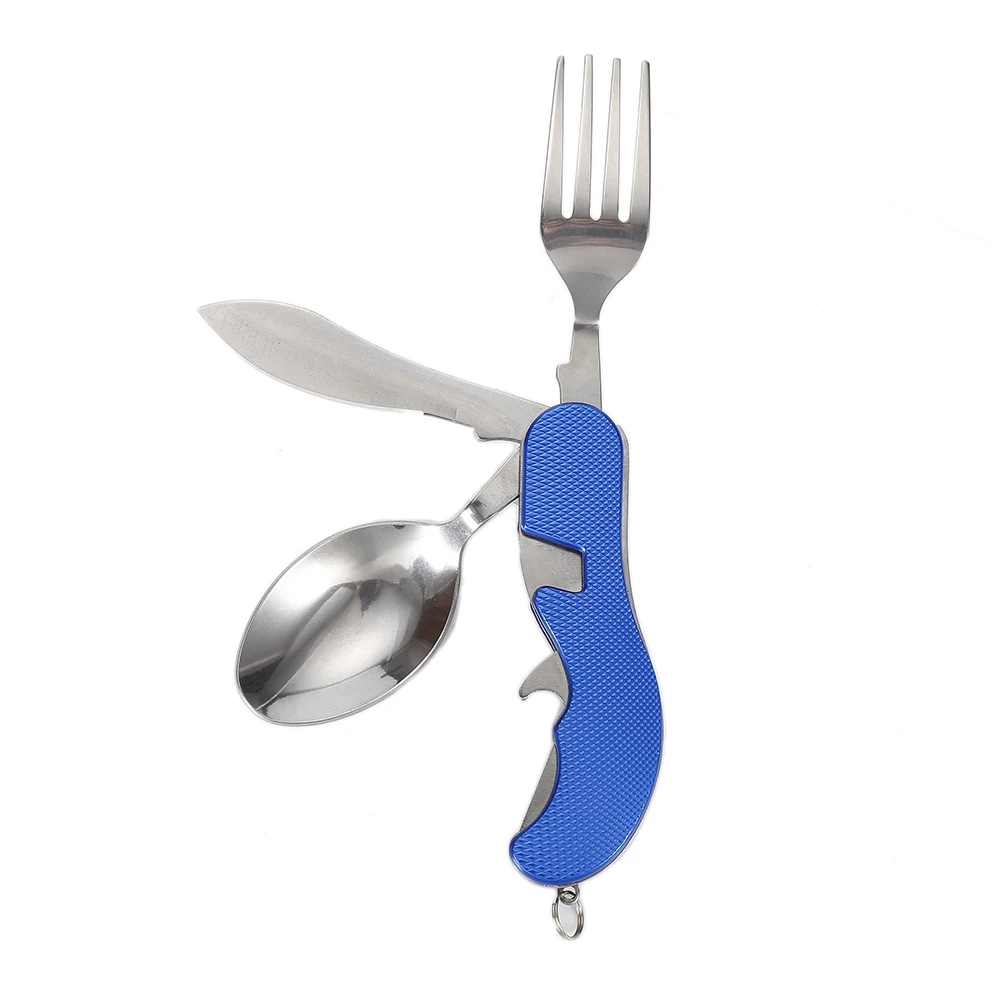 Многофункциональный набор посуды для кемпинга складная ложка пикника и барбекю