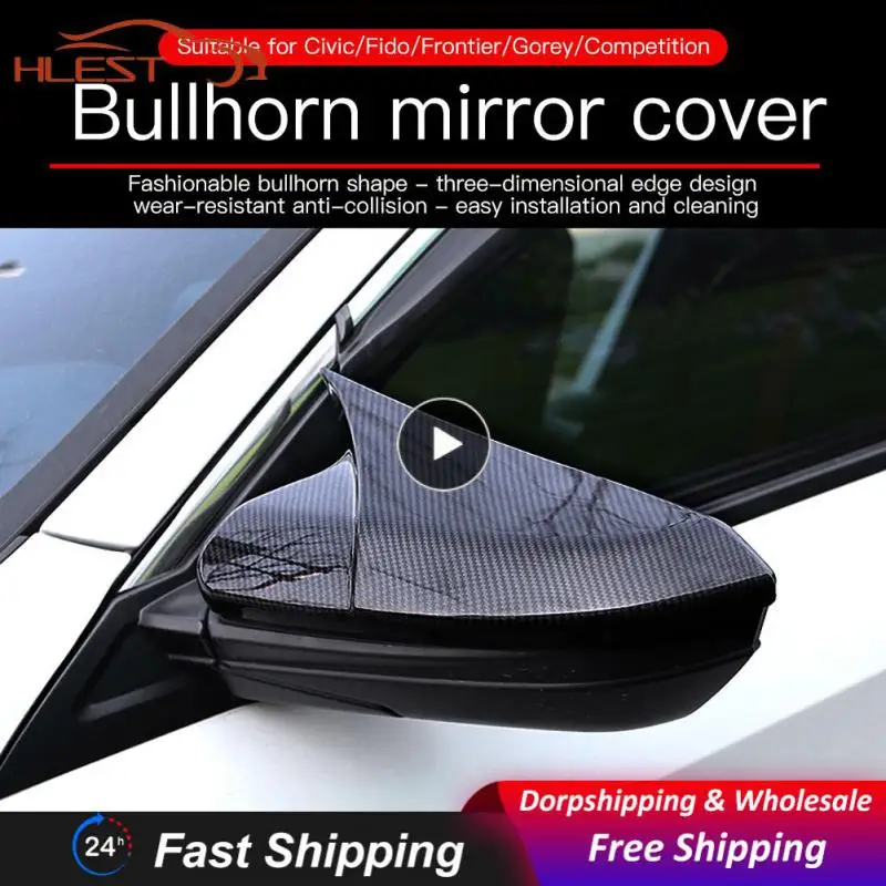 

Durable And Long Lasting Rearview Mirror Eyebrow Cover Abs Car Side Snow Sun Visor Rain Cover Wide Compatibility Easy To Install