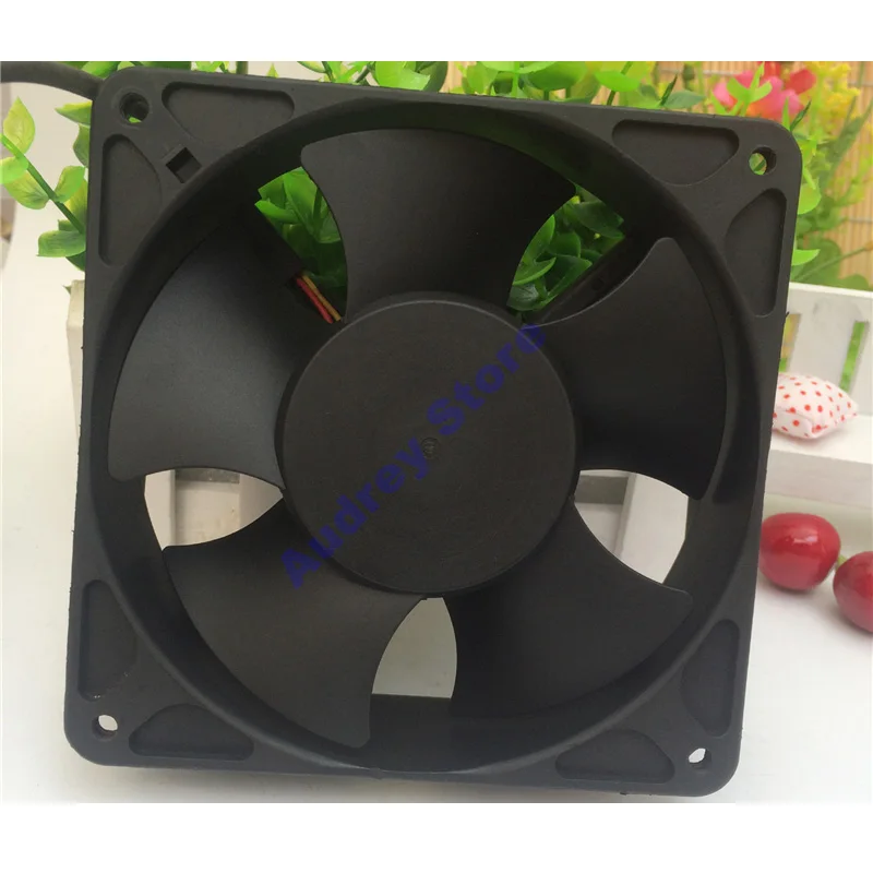 KD1212PMB3-6A 12 см 12038 в 3 2 Вт вентилятор охлаждения с двойным шарикоподшипником 3100