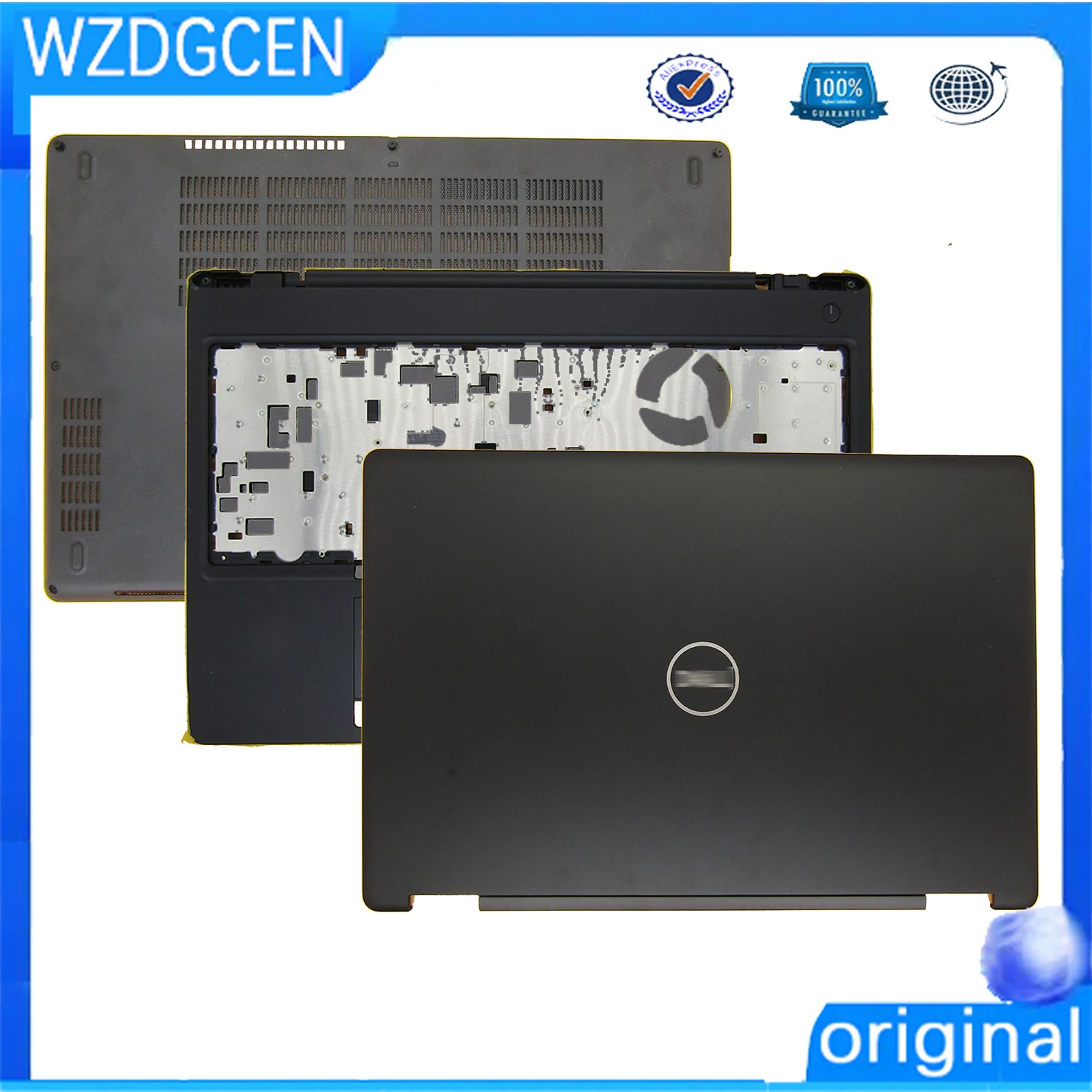 

Used Shell Original For DELL Latitude 5580 5590 Laptop LCD BACK top Palmrest Upper Bottom Case Cover Black