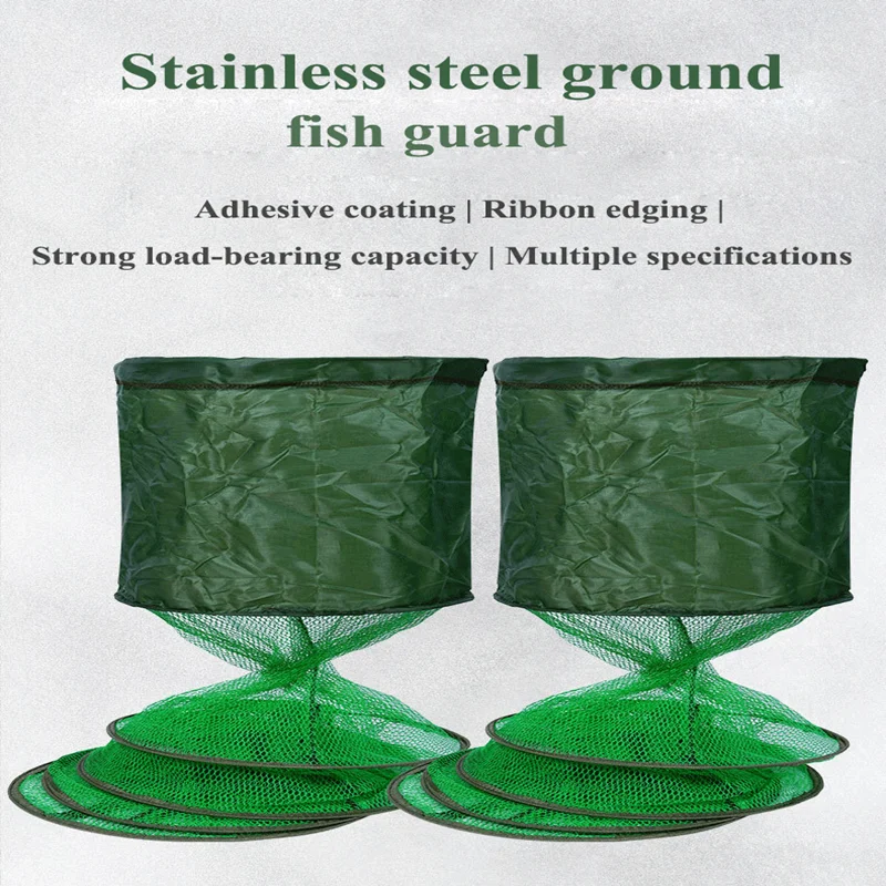 Складная телескопическая быстросохнущая сеть для рыбалки с нейлоновым