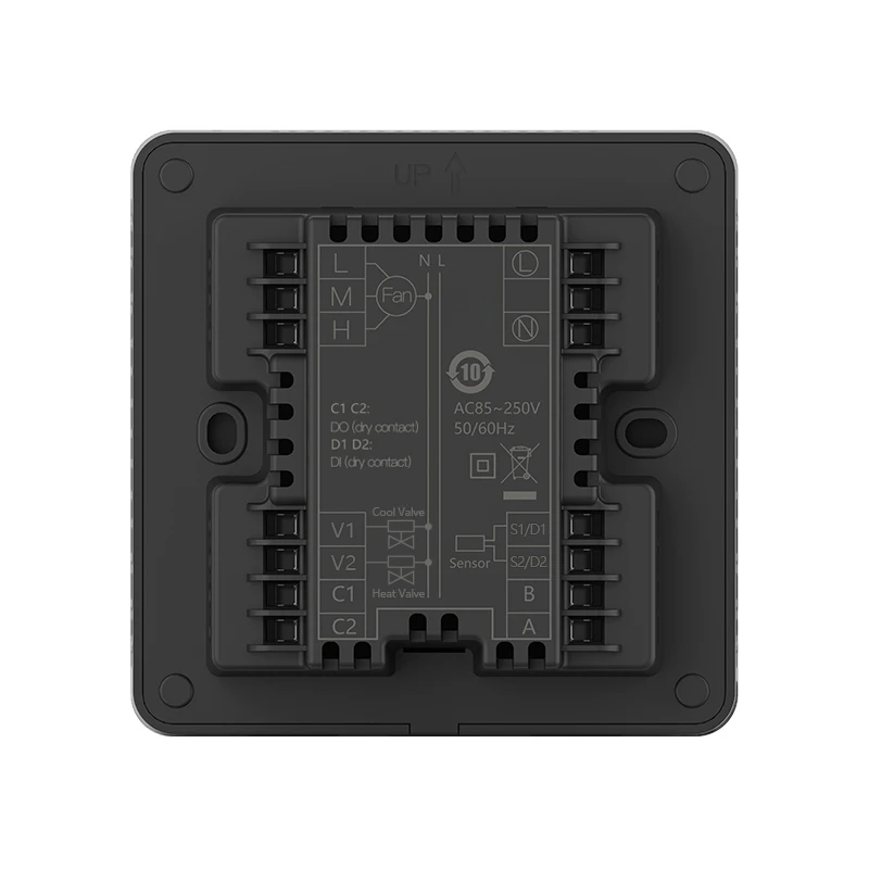 HaiLin Smart 4-трубный FCU цветной сенсорный экран термостат Modbus 220 В переменного тока