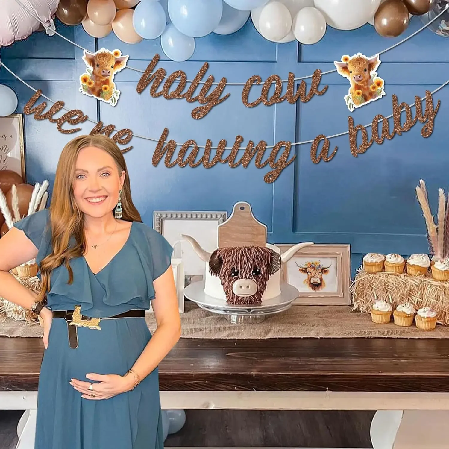 Баннер Highland Cow святая корова у нас есть украшения для детей ферма крупного