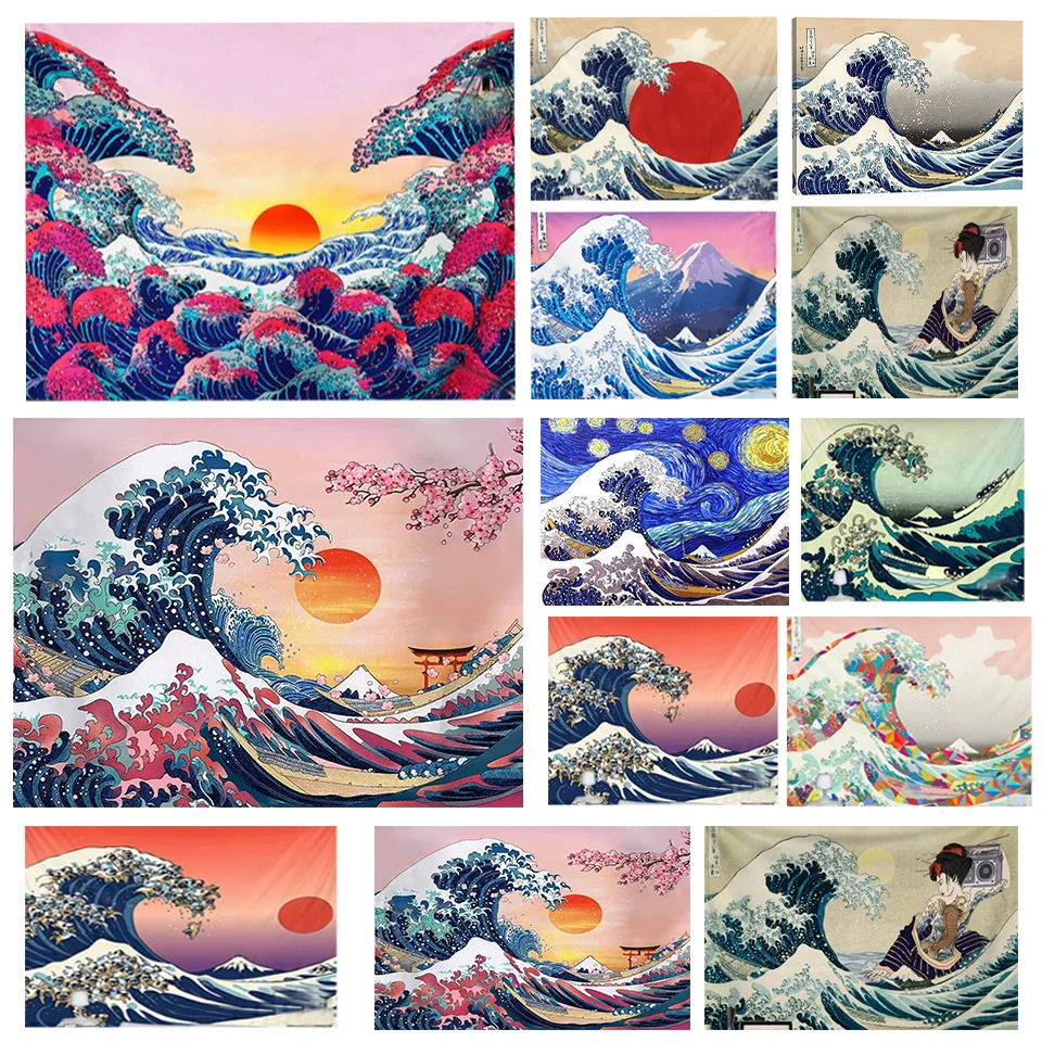 

The Great Wave off Kanagawa искусство, алмазная живопись, японская Бриллиантовая вышивка, наборы для вышивки крестиком, домашний декор