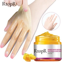 mango moisturizing hand wax whitening skin hand mask repair exfoliating calluses acid anti aging hand skin treatment scrub 50g